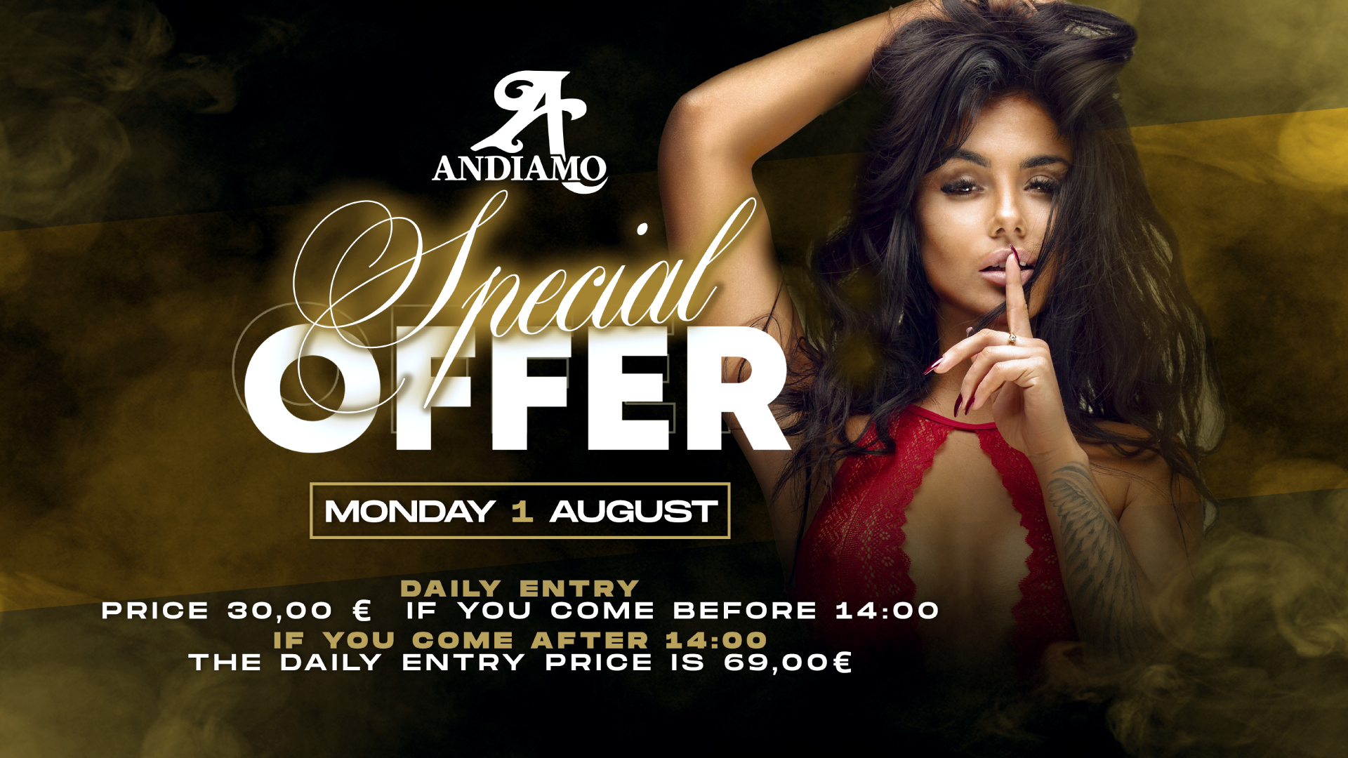 Special Offer Monday 1 August 2022