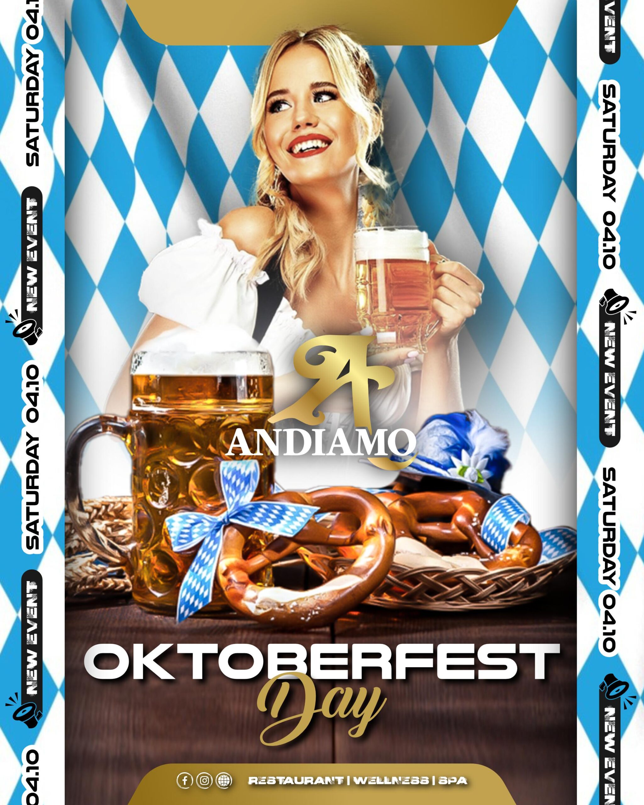 🍺 4 Oktober 2025 – OKTOBERFEST DAY @ ANDIAMO 🎉
